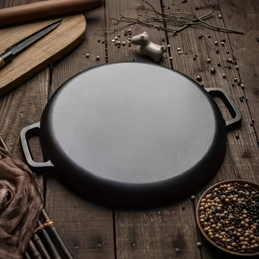 Gusseisen Grillpfanne mit Antihaftbeschichtung - Vielseitige Steakpfanne für Perfekte Ergebnisse 2