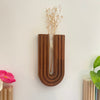 Handgefertigte Wandvase aus Holz - Kleine Vase für frische Pflanzen und Blumen 3