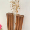 Handgefertigte Wandvase aus Holz - Kleine Vase für frische Pflanzen und Blumen 6