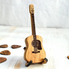 Handgefertigter Gitarren-Pick-Halter aus Holz – Eleganter Gitarren Zubehör Organizer 0