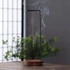 Handgefertigter Holz-Weihrauchbrenner mit Metallhalter für Meditation und Yoga 5