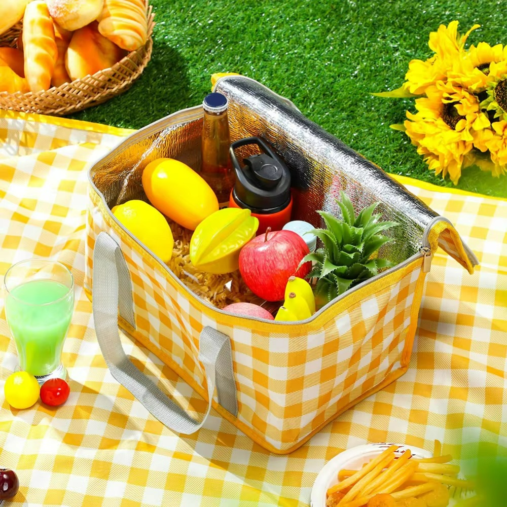 Isolierte Picknicktasche mit Kühlfunktion - Wasserdicht & BPA-frei für Frische 4