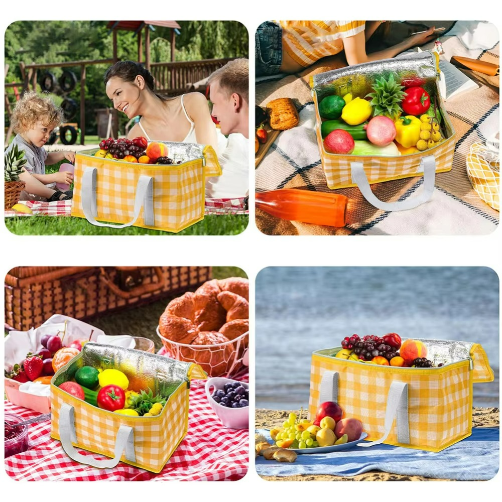 Isolierte Picknicktasche mit Kühlfunktion - Wasserdicht & BPA-frei für Frische 5