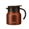 Isolierte Teekanne mit Sieb - 800ml Edelstahl-Keramik, Perfekt für Tee und Getränke 0