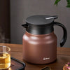 Isolierte Teekanne mit Sieb - 800ml Edelstahl-Keramik, Perfekt für Tee und Getränke 1
