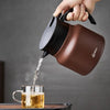 Isolierte Teekanne mit Sieb - 800ml Edelstahl-Keramik, Perfekt für Tee und Getränke 2