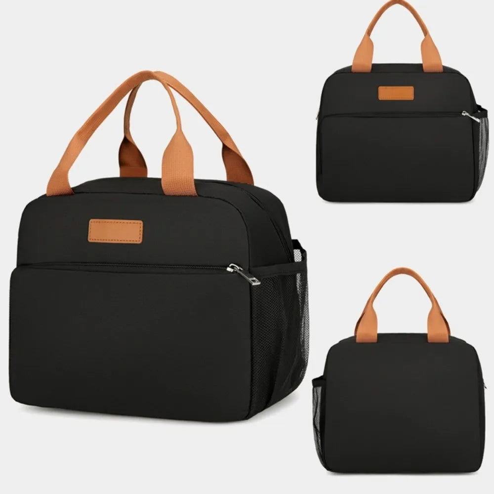Isolierter Lunchbeutel Aus Dickem Nylon Mit Aluminiumfolie – Große Kapazität Für Picknick Und Aufbewahrung 1