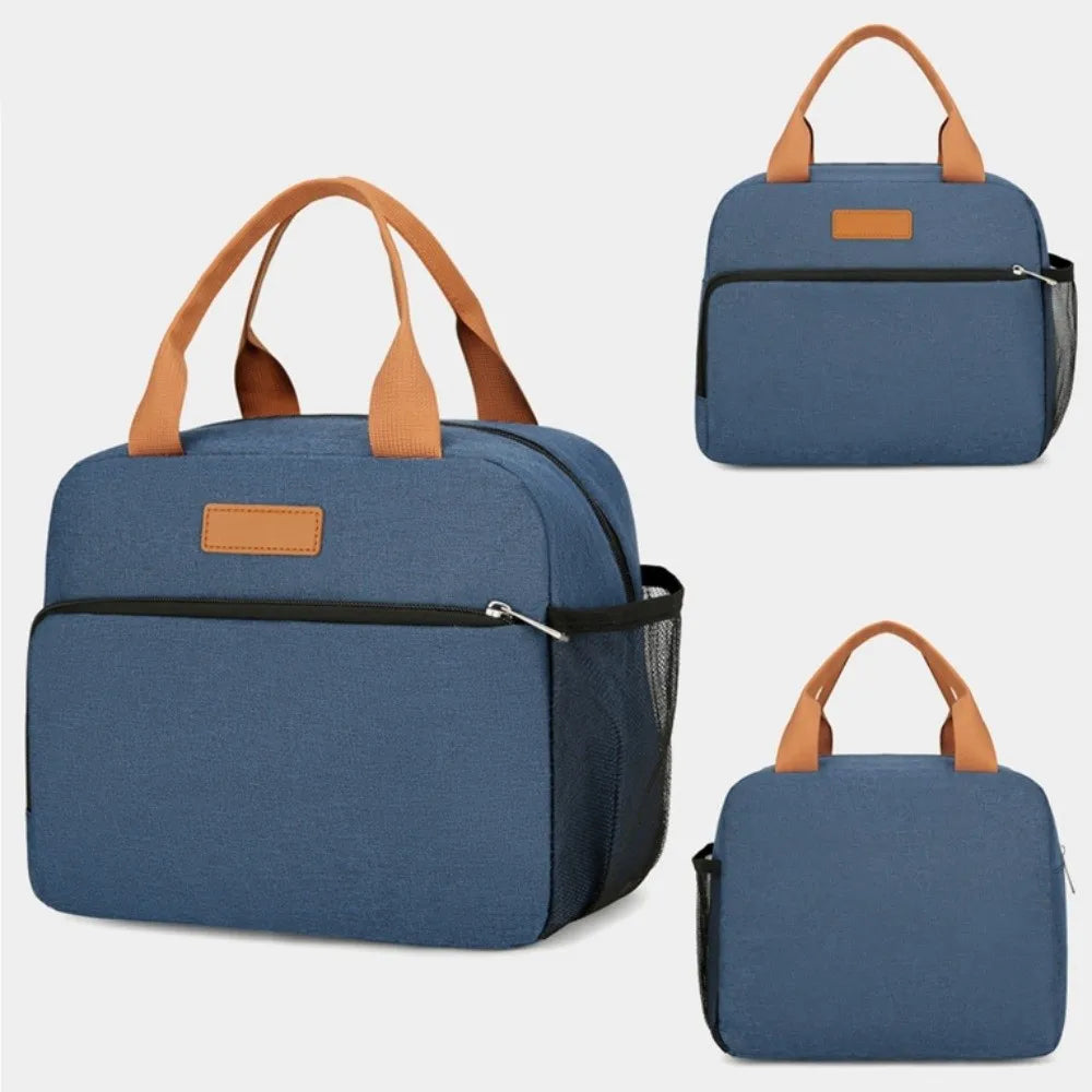 Isolierter Lunchbeutel Aus Dickem Nylon Mit Aluminiumfolie – Große Kapazität Für Picknick Und Aufbewahrung 3