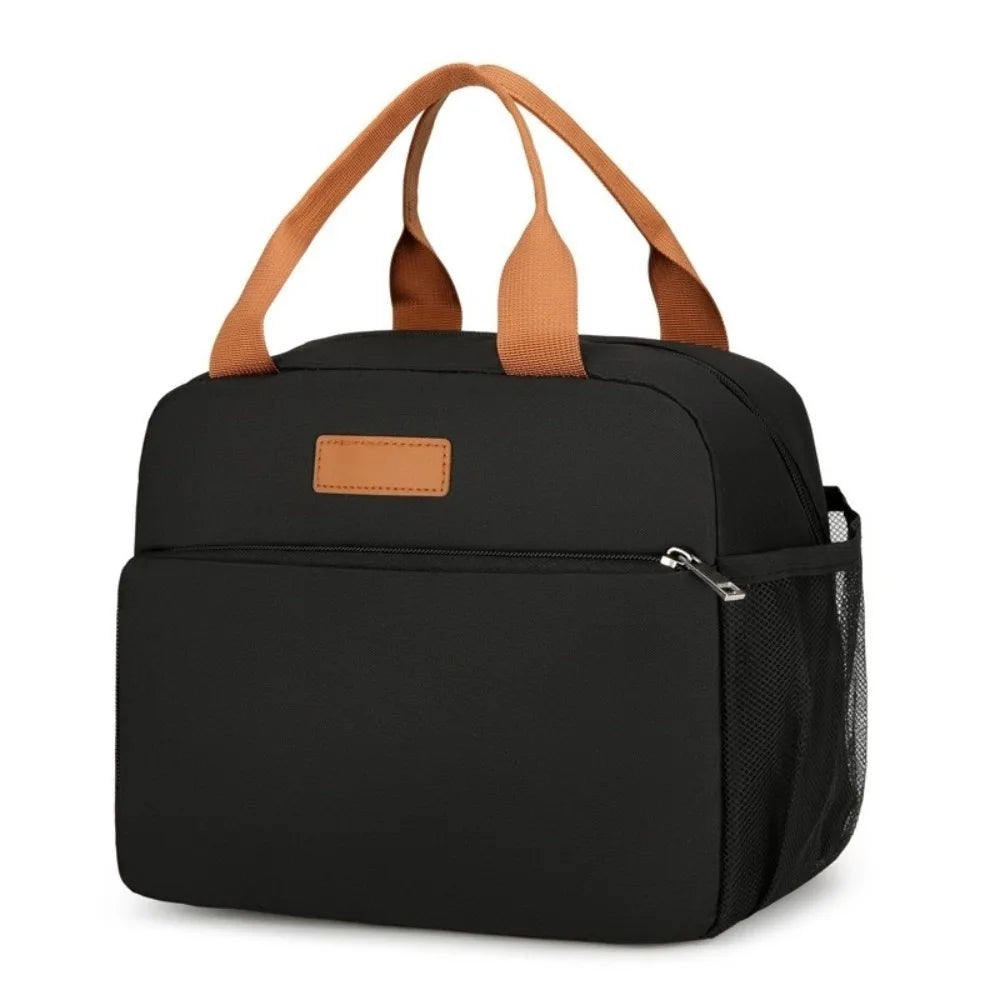 Isolierter Lunchbeutel Aus Dickem Nylon Mit Aluminiumfolie – Große Kapazität Für Picknick Und Aufbewahrung 7