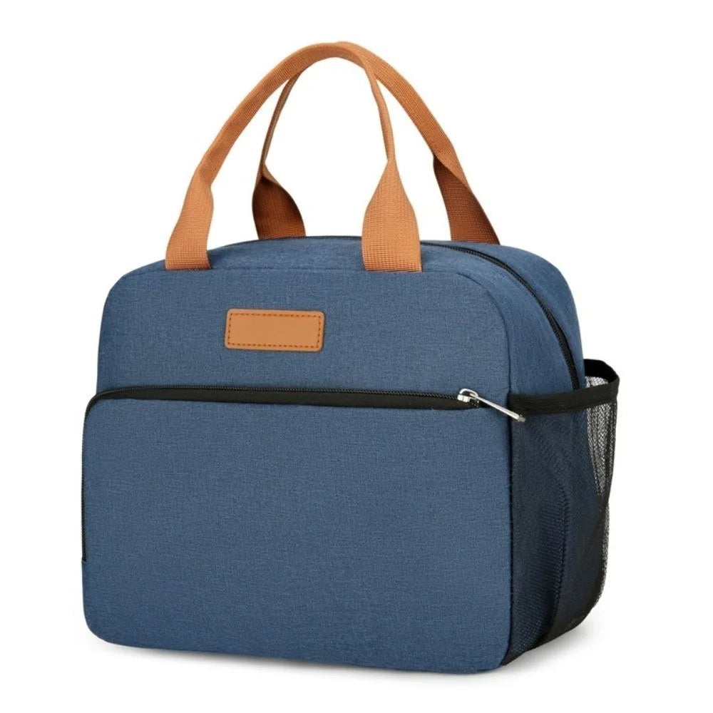Isolierter Lunchbeutel Aus Dickem Nylon Mit Aluminiumfolie – Große Kapazität Für Picknick Und Aufbewahrung 9