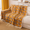 Kastanien Plaid Sofaabdeckung - Rutschfest, Maschinenwaschbar & Pflegeleicht 3