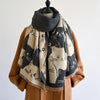 Katzen Jacquard Winterschal Damen – Gemütlicher Winter Schal aus Mikrofasermischung 7