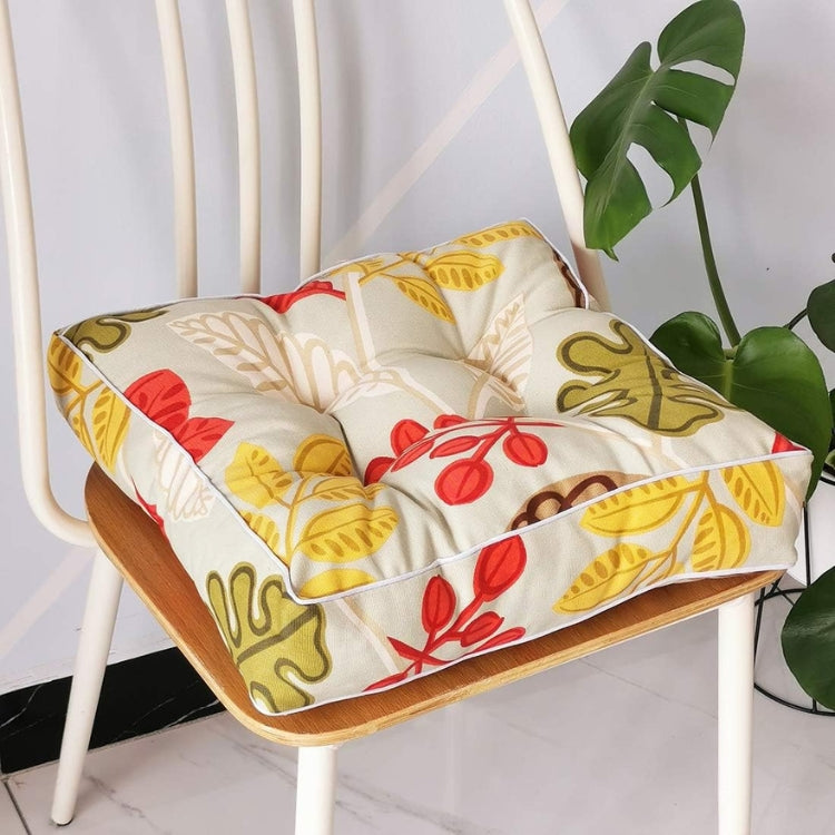 Klassisches Stuhlkissen 40x40 - Bequeme Sitzkissen für Innen- und Außenbereich, Pflegeleicht, Boho-Design 1