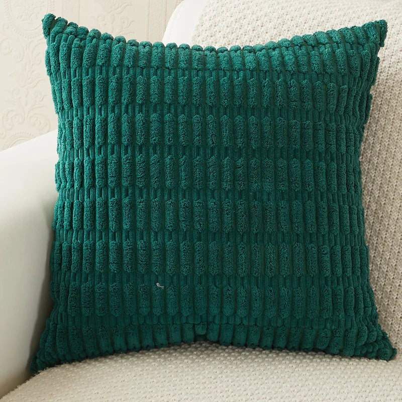 Kuscheliges Corduroy Kissenbezug Set - Wende-Design für Sofakissen und Kissen 11