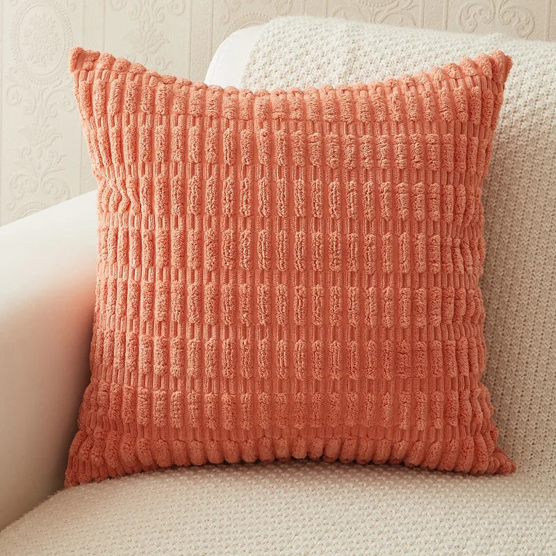 Kuscheliges Corduroy Kissenbezug Set - Wende-Design für Sofakissen und Kissen 13