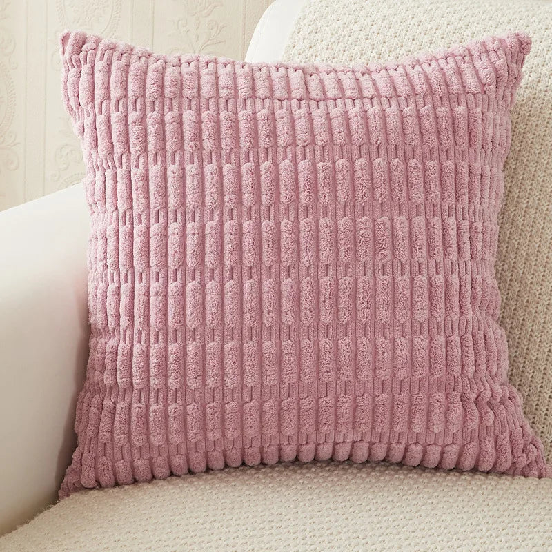 Kuscheliges Corduroy Kissenbezug Set - Wende-Design für Sofakissen und Kissen 15