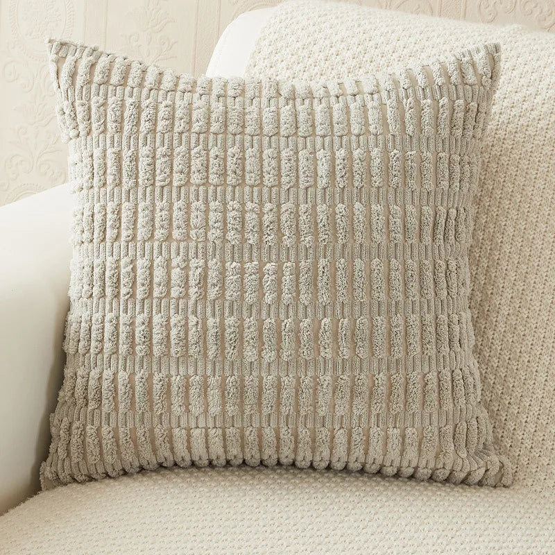 Kuscheliges Corduroy Kissenbezug Set - Wende-Design für Sofakissen und Kissen 18