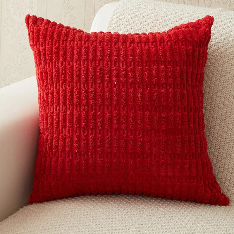 Kuscheliges Corduroy Kissenbezug Set - Wende-Design für Sofakissen und Kissen 19