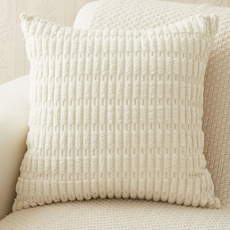 Kuscheliges Corduroy Kissenbezug Set - Wende-Design für Sofakissen und Kissen 7