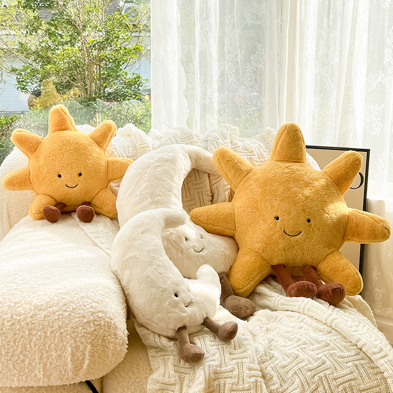 Kuscheliges Kissen Sonne & Mond – Weiche Träume für Kinderzimmer und Wohnzimmer 4