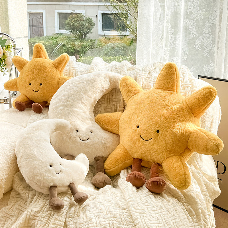 Kuscheliges Kissen Sonne & Mond – Weiche Träume für Kinderzimmer und Wohnzimmer 5