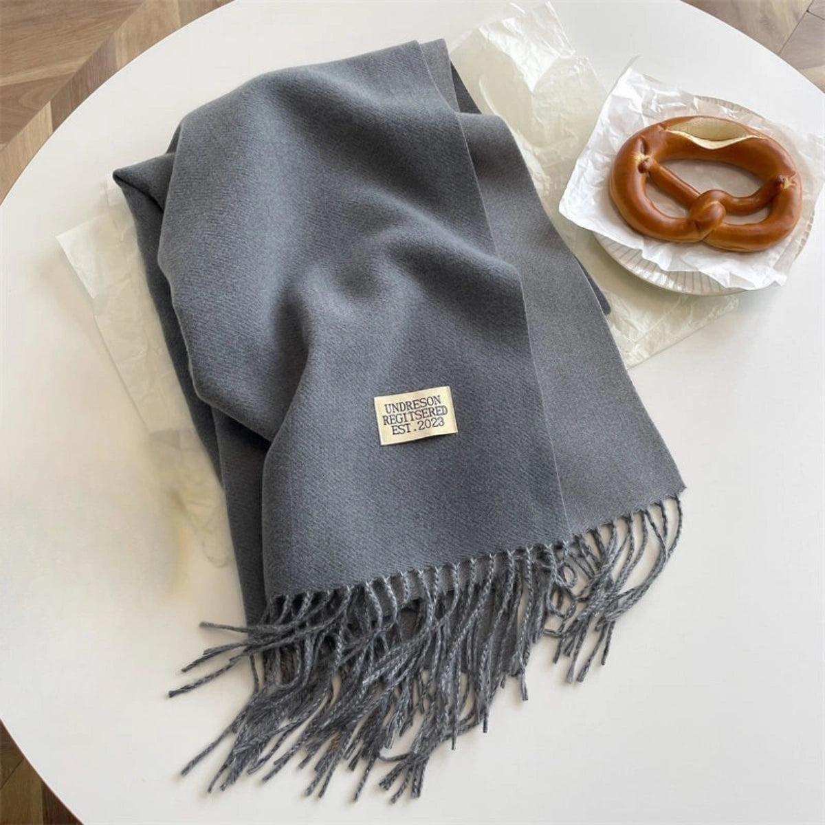 Luxuriöser Doppelt Pashmina Schal mit Quasten für Damen – Eleganter Stil und Komfort 0