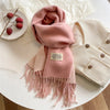 Luxuriöser Doppelt Pashmina Schal mit Quasten für Damen – Eleganter Stil und Komfort 1
