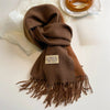 Luxuriöser Doppelt Pashmina Schal mit Quasten für Damen – Eleganter Stil und Komfort 2