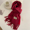 Luxuriöser Doppelt Pashmina Schal mit Quasten für Damen – Eleganter Stil und Komfort 5