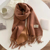 Luxuriöser Doppelt Pashmina Schal mit Quasten für Damen – Eleganter Stil und Komfort 7