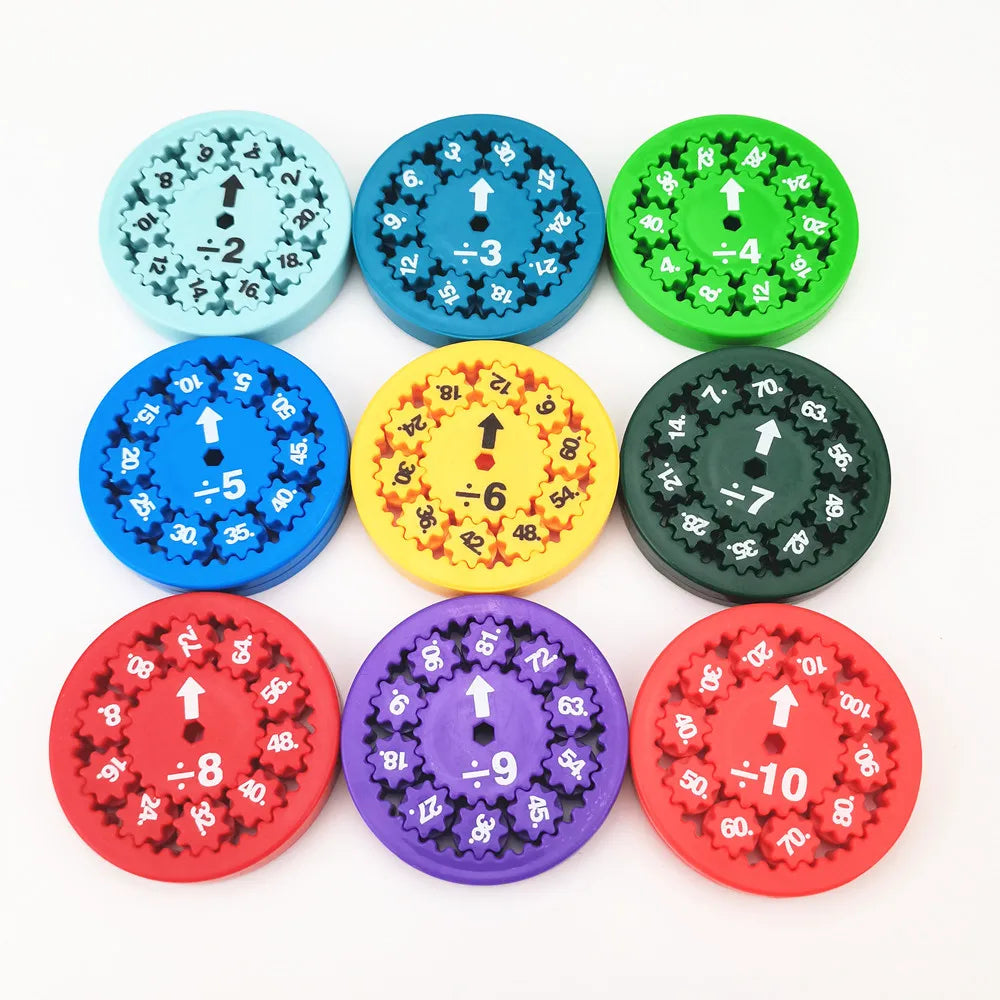 Mati – Kinder Mathe-Spielzeug – Fidget-Spinner für Spielerisches Lernen und Konzentrationsförderung 2