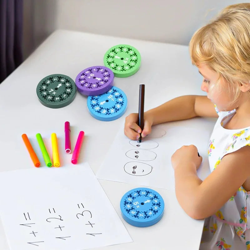 Mati – Kinder Mathe-Spielzeug – Fidget-Spinner für Spielerisches Lernen und Konzentrationsförderung 4