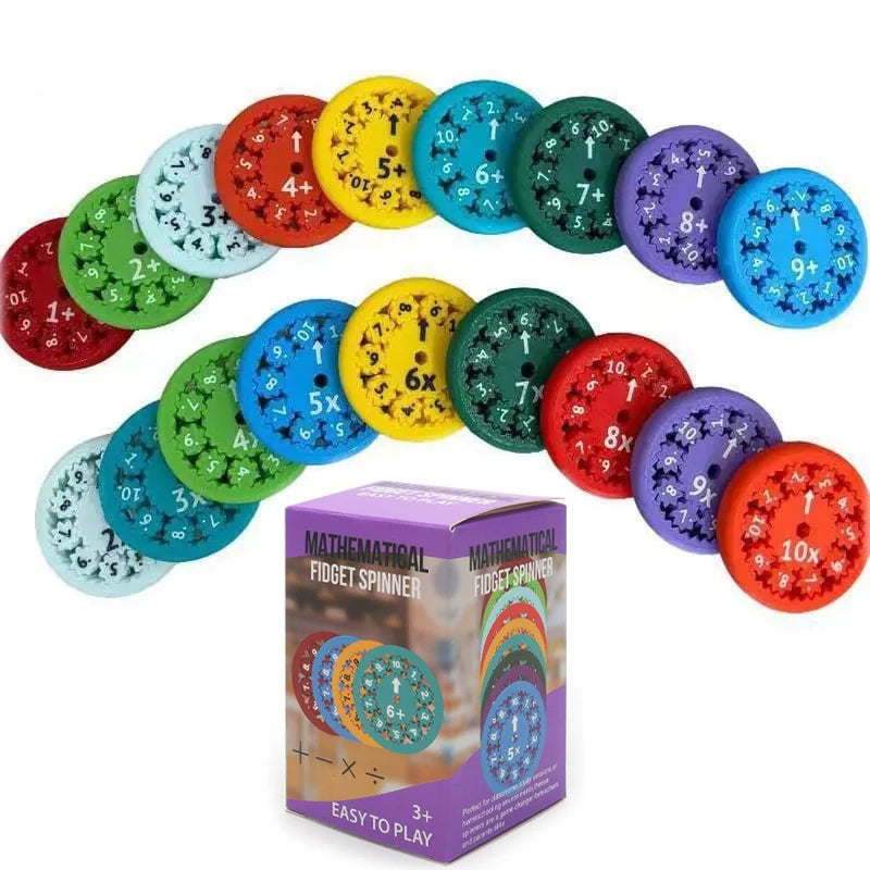 Mati – Kinder Mathe-Spielzeug – Fidget-Spinner für Spielerisches Lernen und Konzentrationsförderung 7