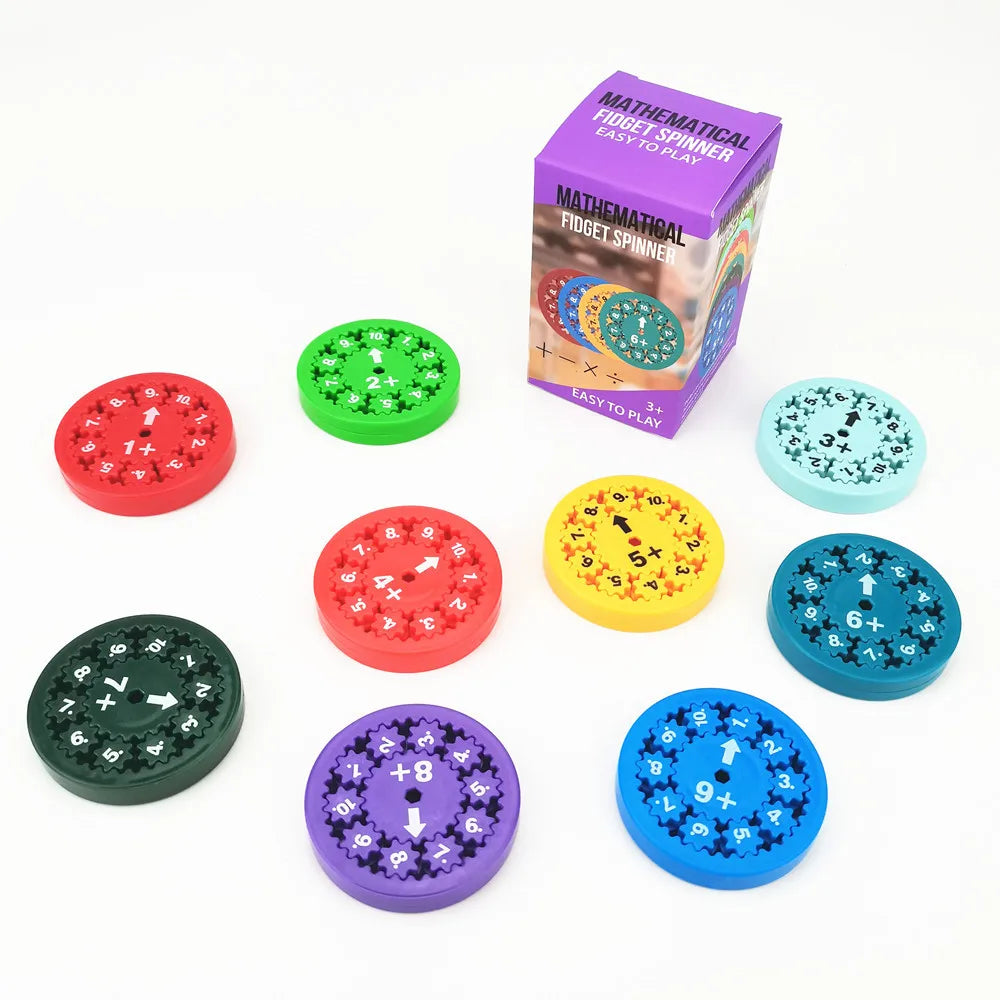 Mati – Kinder Mathe-Spielzeug – Fidget-Spinner für Spielerisches Lernen und Konzentrationsförderung 9