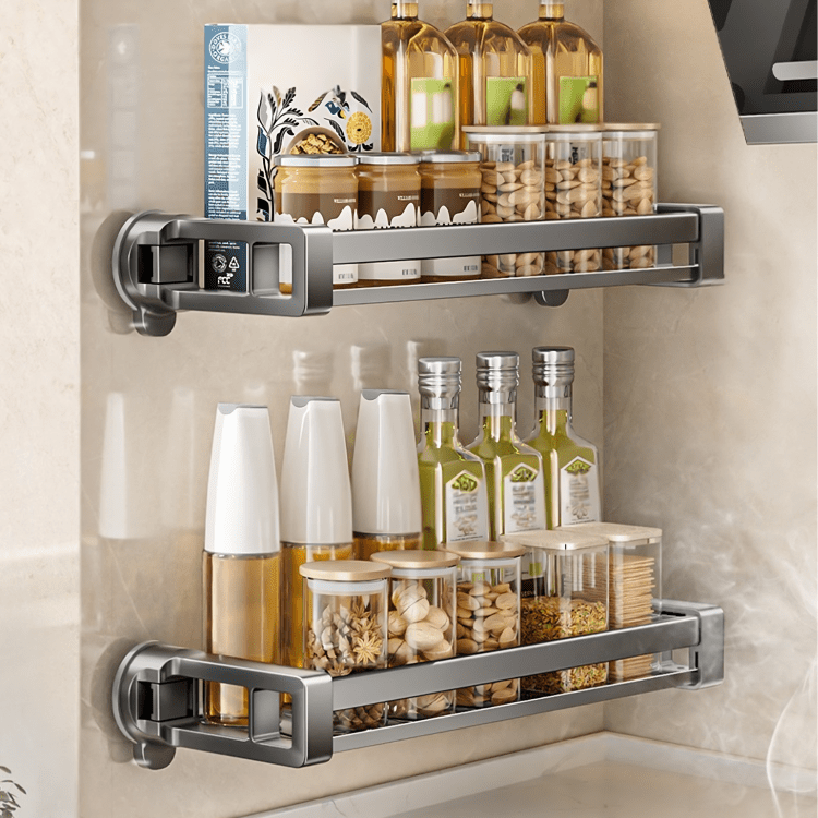 Mikro – Badezimmer Aufbewahrungsregal – Ohne Bohren, Einfache Montage und Rostbeständig 4