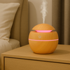 Mini LED Ultraschall-Luftbefeuchter mit Aromatherapie und Holzdesign für gesundes Raumklima 5