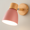 Minimalistische LED Wandleuchte aus Holz für Schlafzimmer - Wandlampe Innen, Sanftes Licht 13