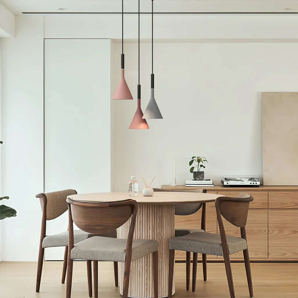 Moderne Pendelleuchte aus Zement - Stilvolle Hängeleuchte für Esszimmer und Wohnzimmer 3