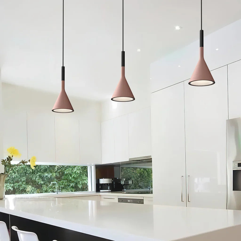 Moderne Pendelleuchte aus Zement - Stilvolle Hängeleuchte für Esszimmer und Wohnzimmer 5