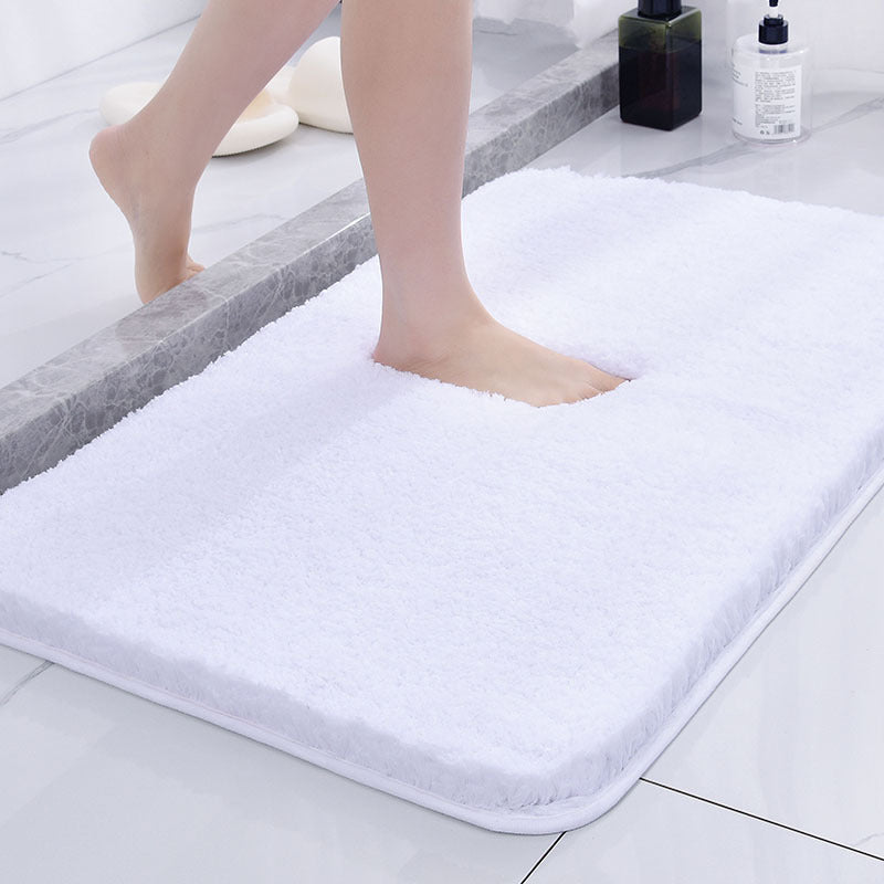 Elate - Ultra-weicher Badezimmerteppich aus Mikrofaser mit rutschfester Unterlage