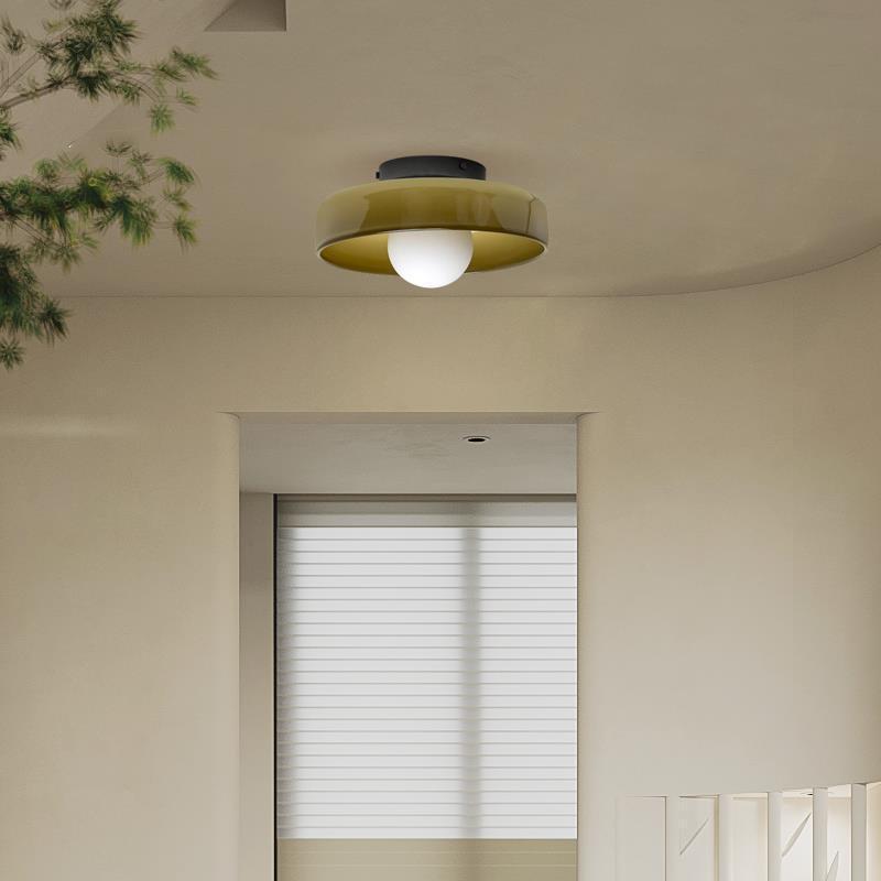 SkandiaLux - Skandinavische Glasdeckenlampe für Stilvolle Beleuchtung