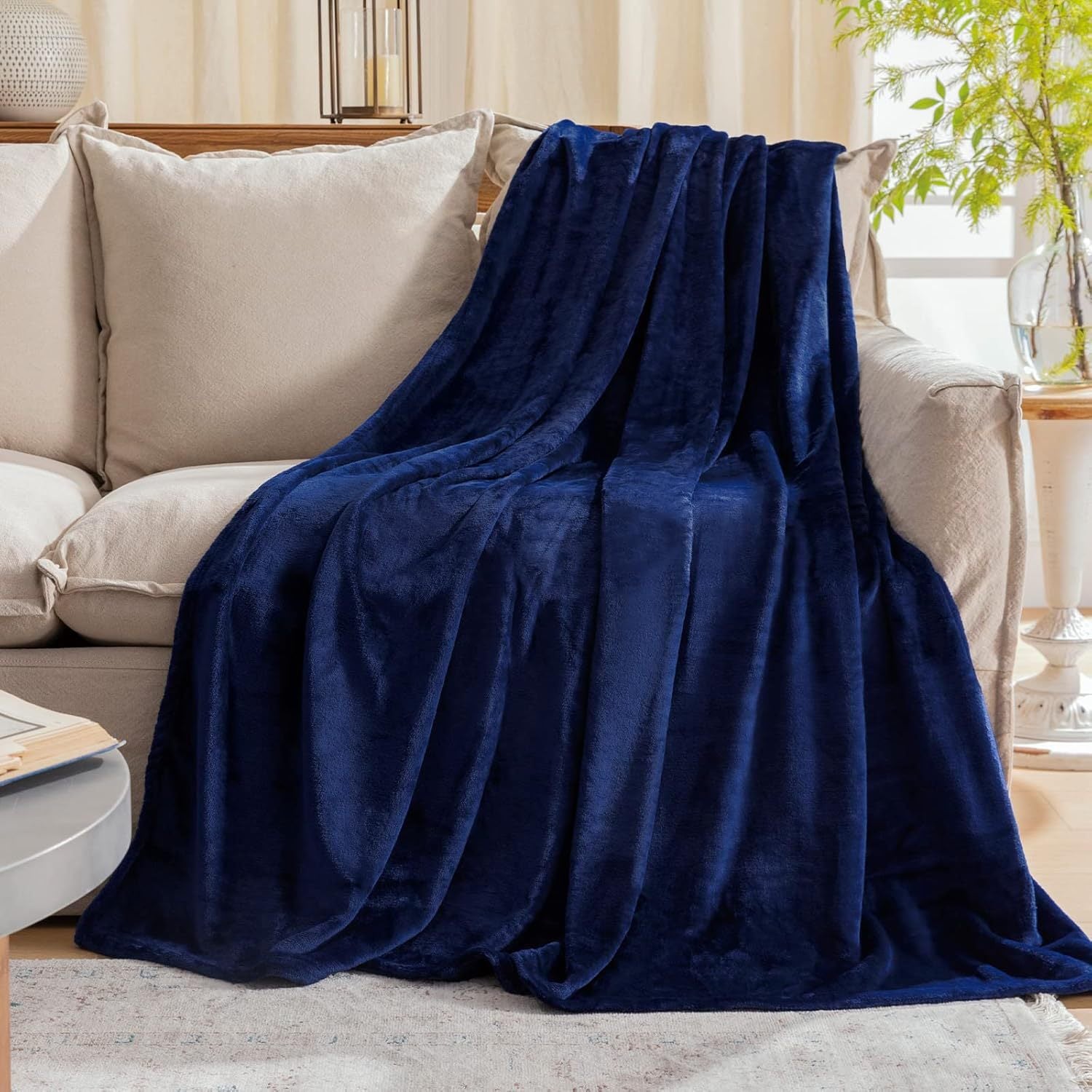 Dalin - Flanell Haustierdecke für Sofa & Möbel