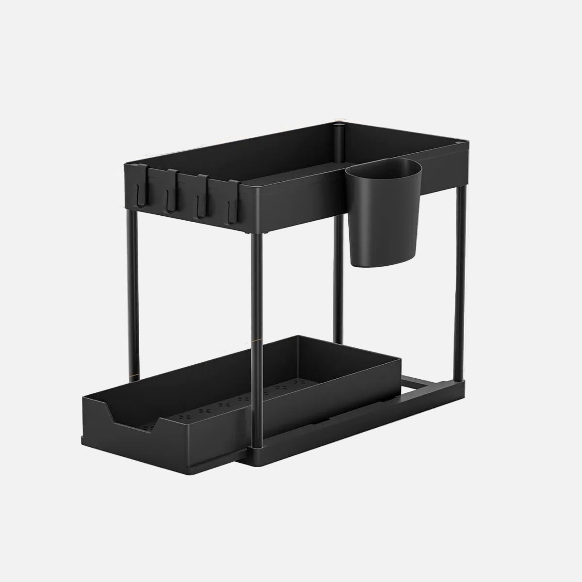 Oasi – Küchenliebhaber Küchenregal – Stehend mit Doppelt Verschiebbaren Schubladen für Optimale Ordnung 7