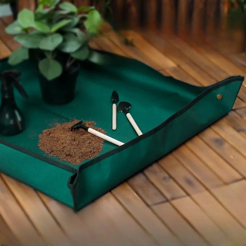 Oxford-Stoff Pflanzmatte - Wasserdicht, Faltbar und Robust für Gartenarbeit 2