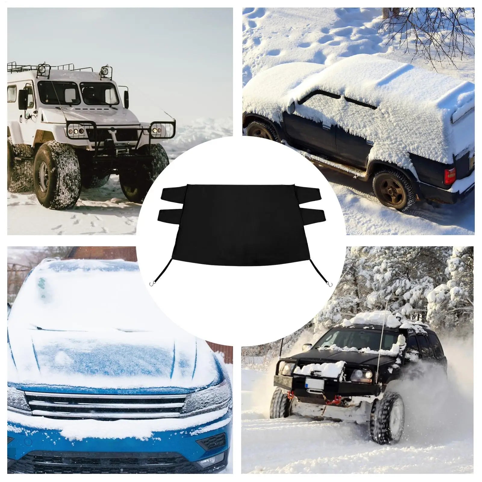 Schnelle Schneedecke – Autofahrer Autoabdeckung – Wetterfest und Strapazierfähig für Optimalen Schutz im Winter 2