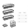 Stanzfreier Badezimmer Organizer Halter für Regale – Platzsparend & Modern 3
