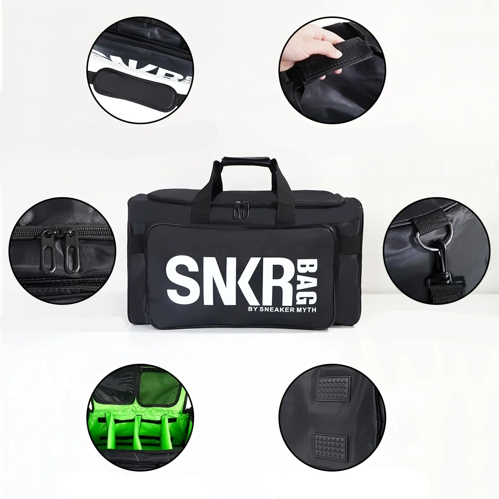 Strapazierfähige Sporttasche aus Nylon mit verstellbaren Trennwänden für optimale Organisation 4