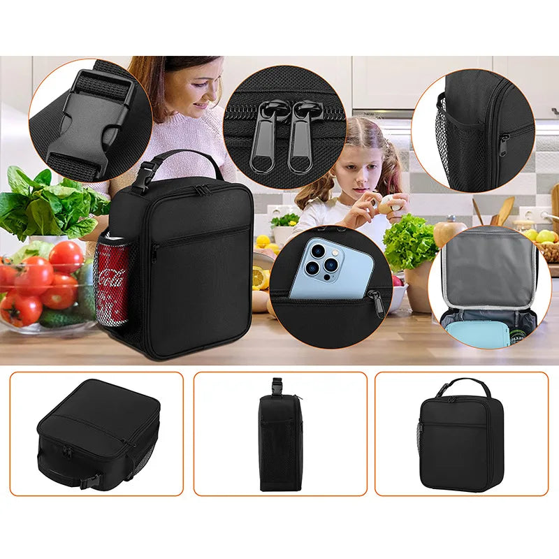 Thermo Lunchbox – Tragbare Isolierte Kühltasche für Warm- und Kaltgerichte 4