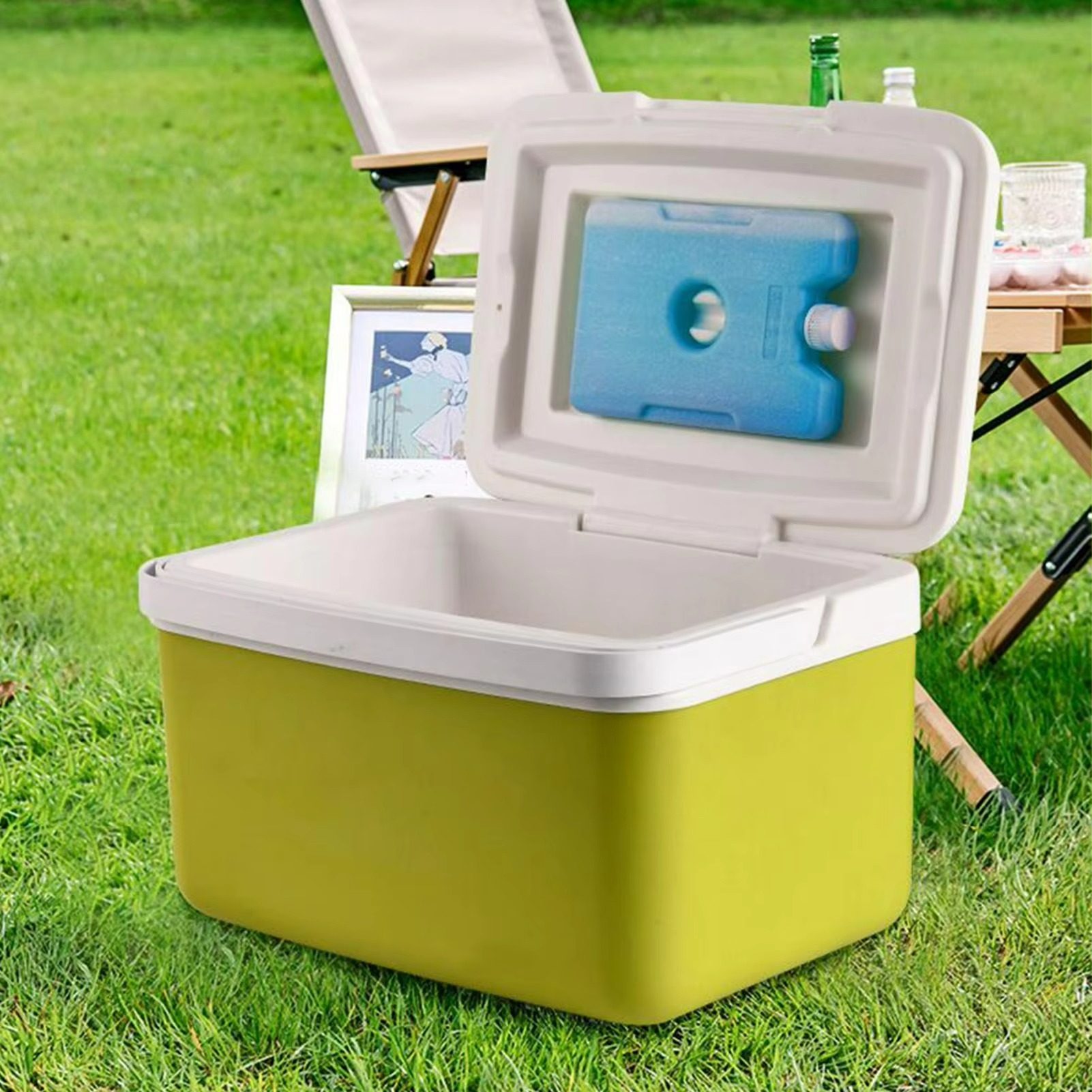 Tragbare 15-Liter Kühlbox mit Fortgeschrittener Isolierung für Camping und Strand 2