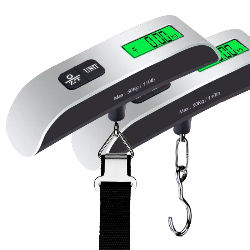 Tragbare Digitale Hängeskala Für Gepäck Bis 50 Kg Mit LCD-Display 0